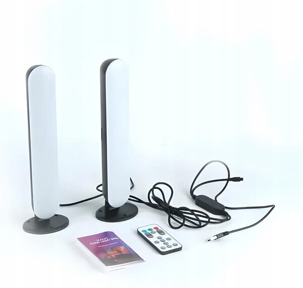 2x Smart LED RGBW Dekorativni stupac 26cm USB Tuya