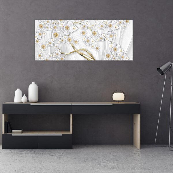 Slika - Drvo sa zlatnim dekorom (120x50 cm)