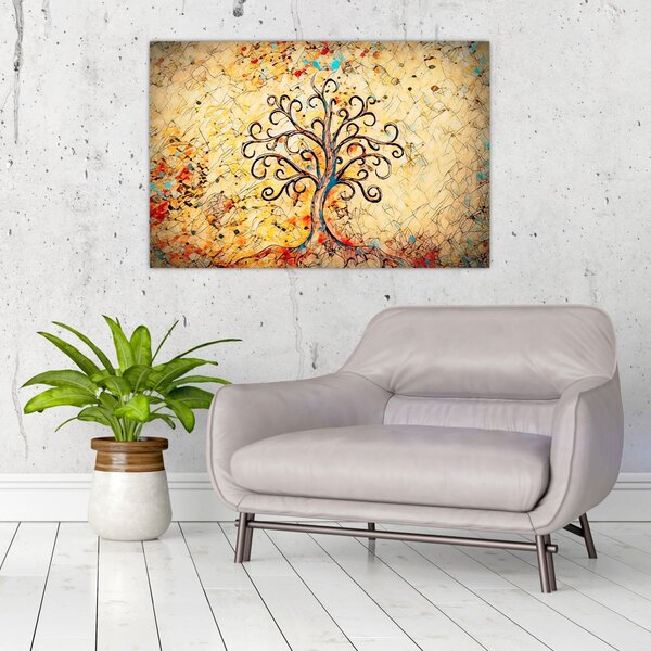 Slika - Mozaik drvo života (90x60 cm)