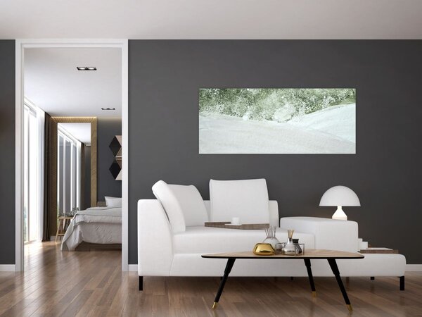Slika - Apstrakcija kistom (120x50 cm)