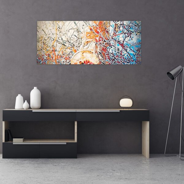 Slika - Mozaik apstrakcija (120x50 cm)