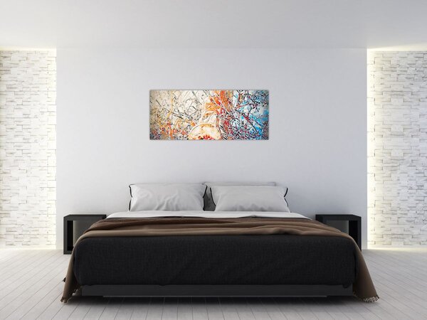 Slika - Mozaik apstrakcija (120x50 cm)