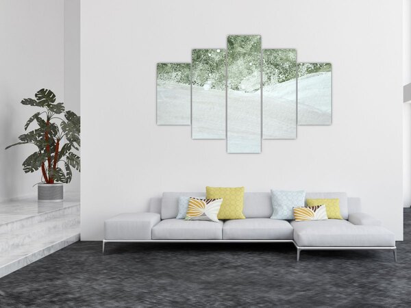Slika - Apstrakcija kistom (150x105 cm)
