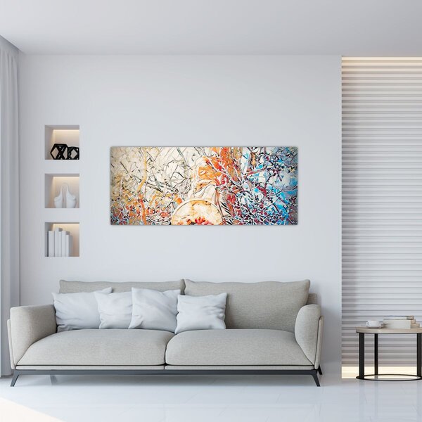 Slika - Mozaik apstrakcija (120x50 cm)