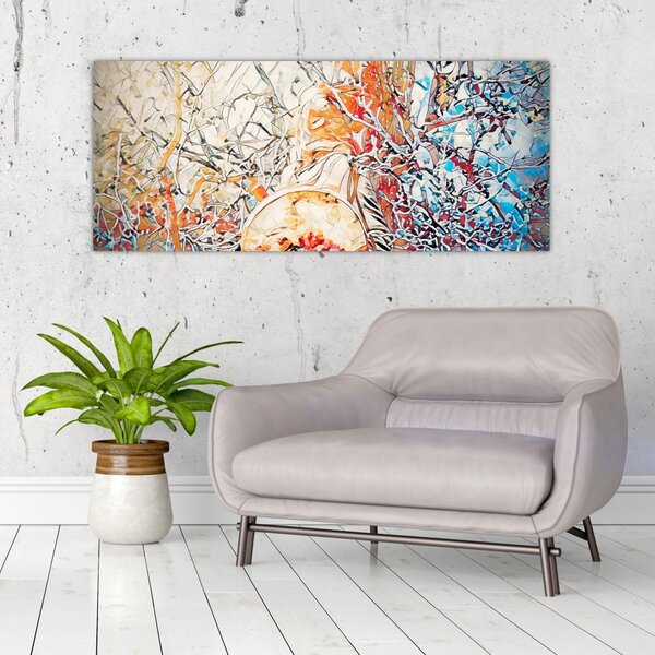 Slika - Mozaik apstrakcija (120x50 cm)