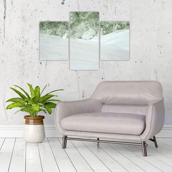 Slika - Apstrakcija kistom (90x60 cm)