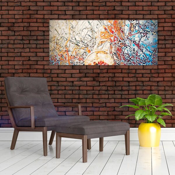 Slika - Mozaik apstrakcija (120x50 cm)