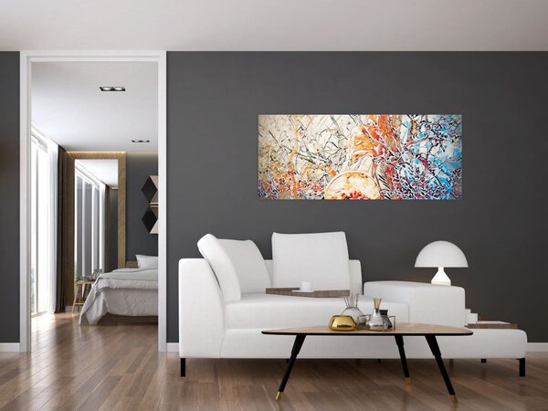 Slika - Mozaik apstrakcija (120x50 cm)