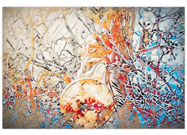 Slika - Mozaik apstrakcija (90x60 cm)