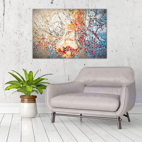 Slika - Mozaik apstrakcija (90x60 cm)