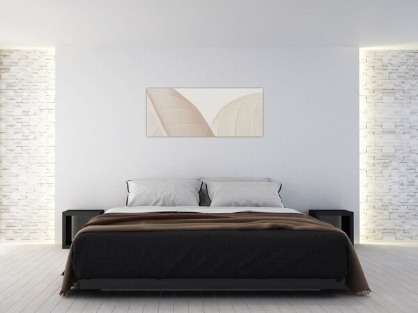 Slika - Teksturirano lišće (120x50 cm)