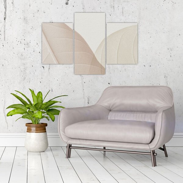 Slika - Teksturirano lišće (90x60 cm)