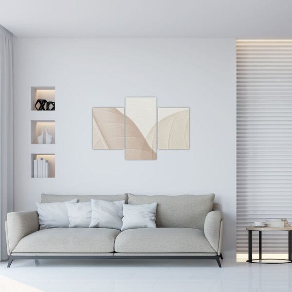 Slika - Teksturirano lišće (90x60 cm)