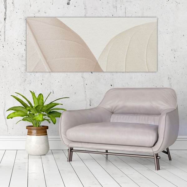 Slika - Teksturirano lišće (120x50 cm)