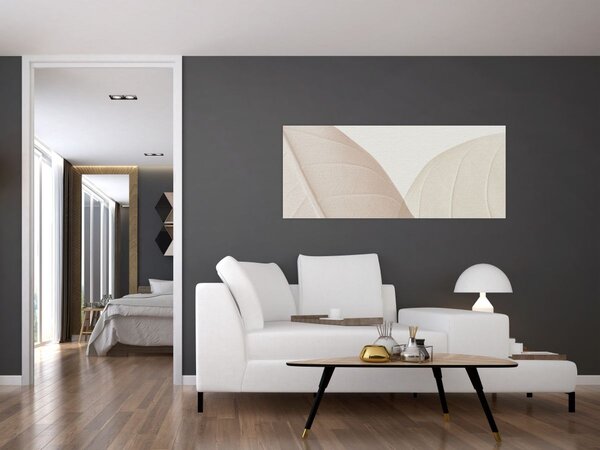 Slika - Teksturirano lišće (120x50 cm)