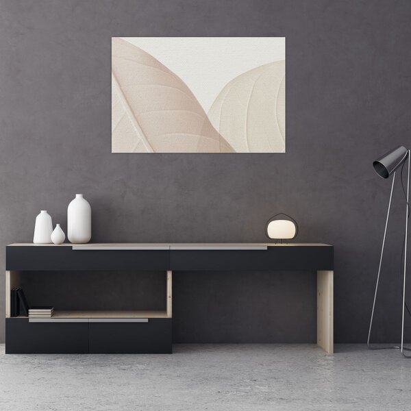 Slika - Teksturirano lišće (90x60 cm)