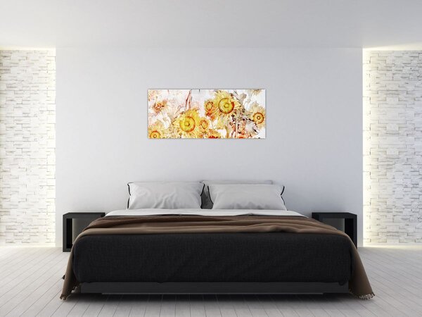 Slika - Slikani suncokret (120x50 cm)