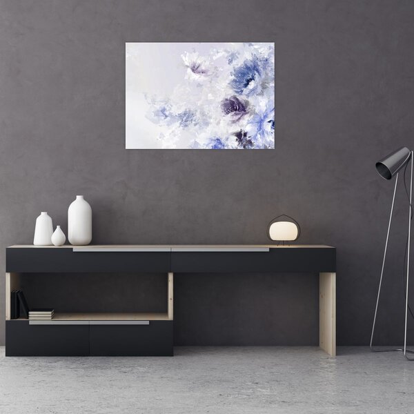 Slika - Cvijeće, teksturirana slika (70x50 cm)