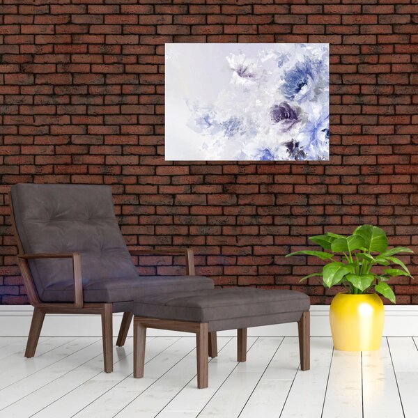 Slika - Cvijeće, teksturirana slika (70x50 cm)