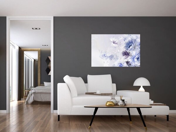 Slika - Cvijeće, teksturirana slika (90x60 cm)
