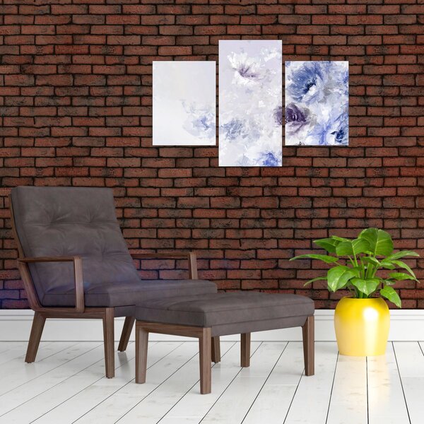 Slika - Cvijeće, teksturirana slika (90x60 cm)