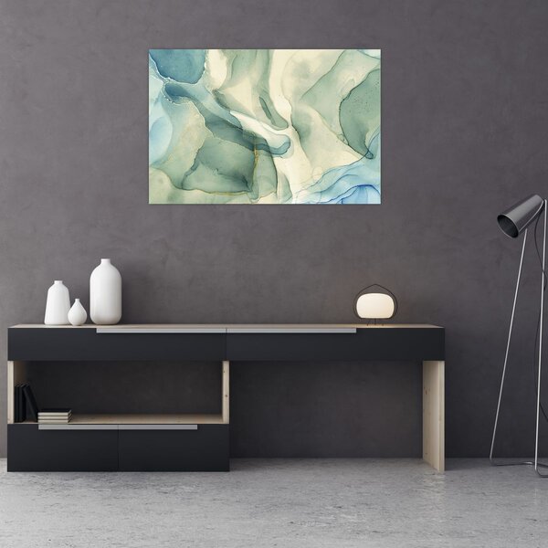 Slika - Apstrakcija tintom 3 (90x60 cm)
