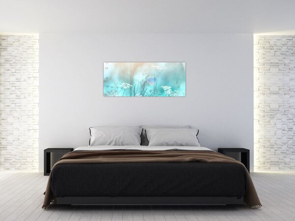 Slika - Leptirić u plavom (120x50 cm)