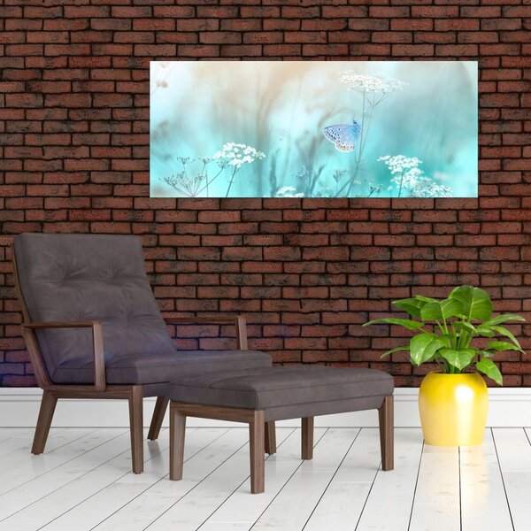 Slika - Leptirić u plavom (120x50 cm)