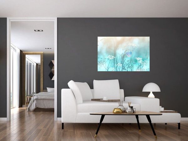 Slika - Leptirić u plavom (90x60 cm)
