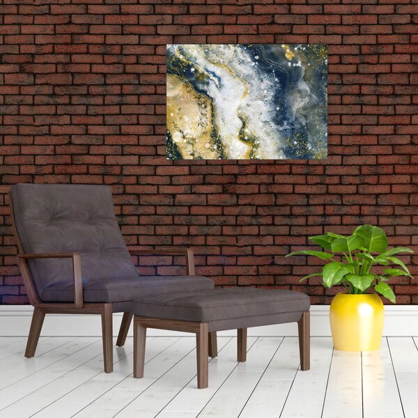 Slika - Zlatna apstrakcija (70x50 cm)