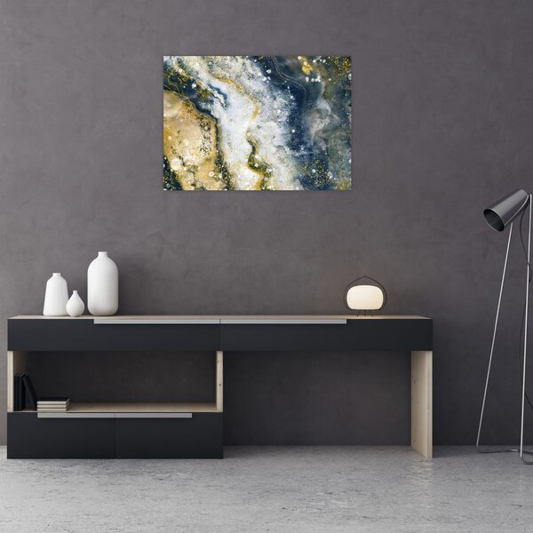 Slika - Zlatna apstrakcija (70x50 cm)