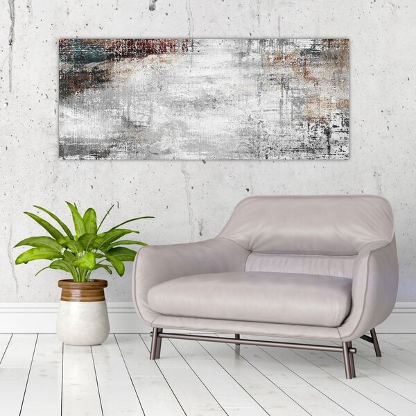 Slika - Apstraktno teksturirano platno (120x50 cm)