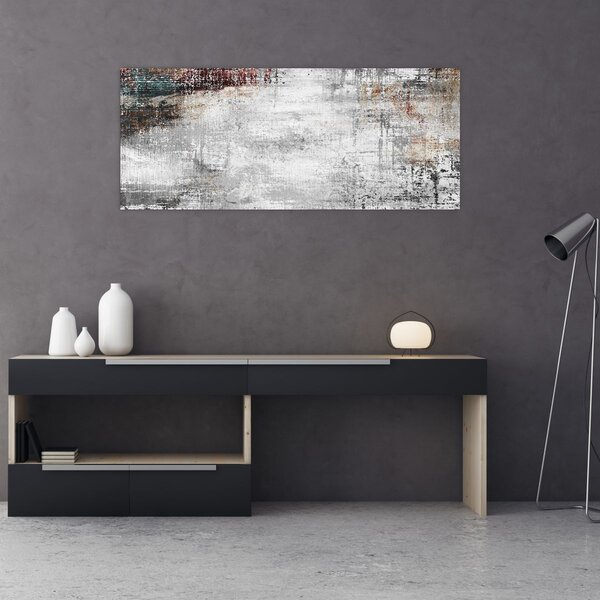 Slika - Apstraktno teksturirano platno (120x50 cm)