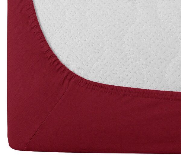 Jersey plahta bordo 140 x 200 cm