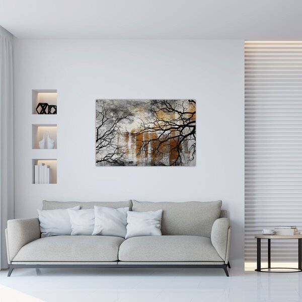 Slika - Siluete drveća (90x60 cm)
