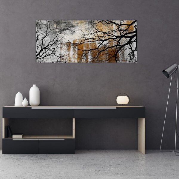 Slika - Siluete drveća (120x50 cm)