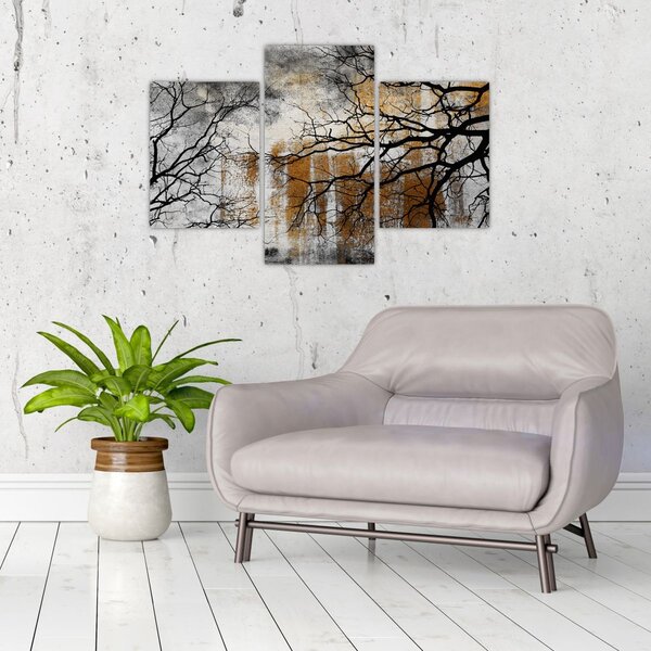 Slika - Siluete drveća (90x60 cm)