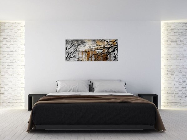 Slika - Siluete drveća (120x50 cm)