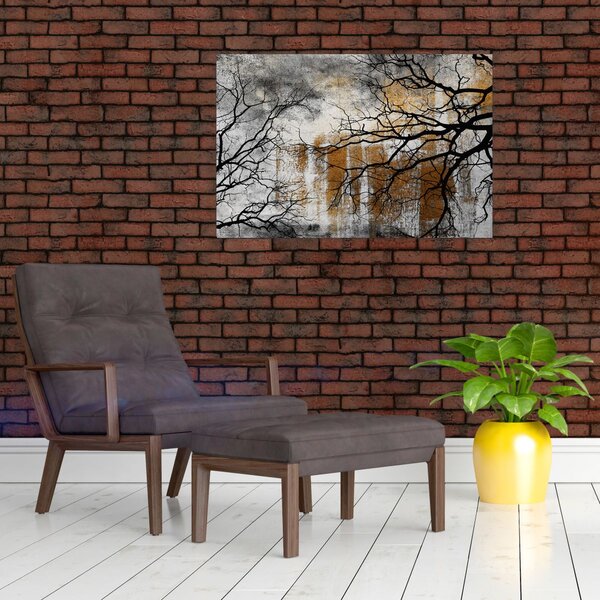 Slika - Siluete drveća (90x60 cm)