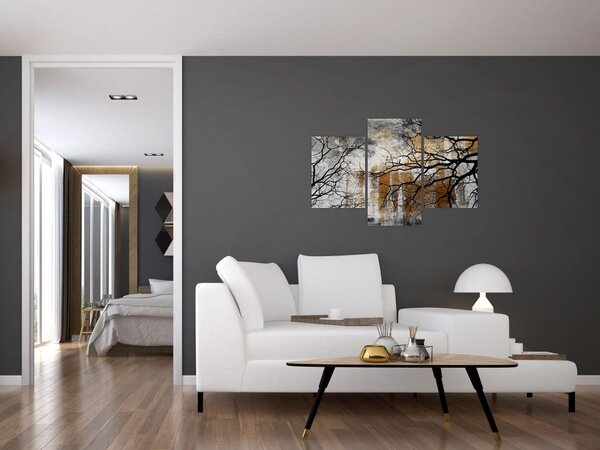 Slika - Siluete drveća (90x60 cm)