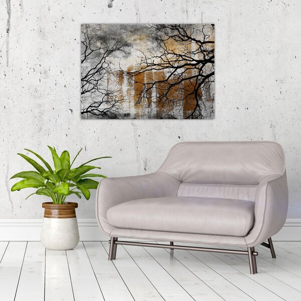 Slika - Siluete drveća (70x50 cm)