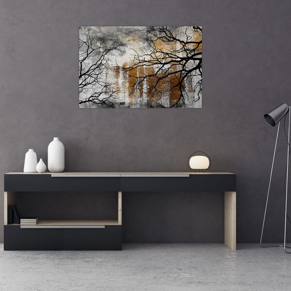 Slika - Siluete drveća (90x60 cm)