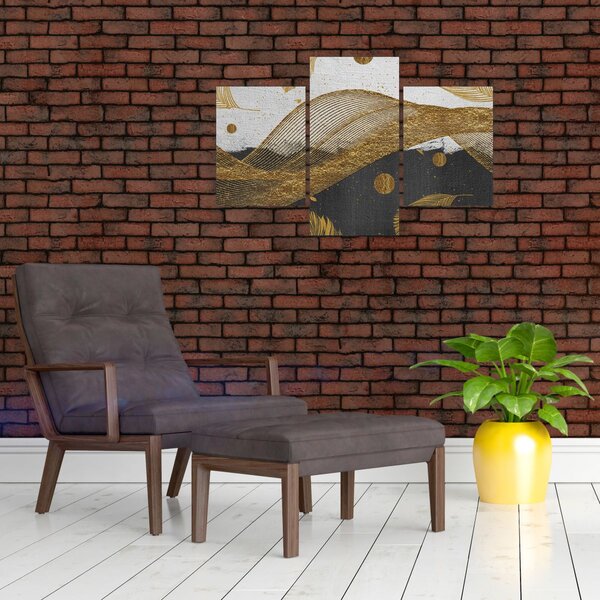 Slika - Zlatno perje (90x60 cm)
