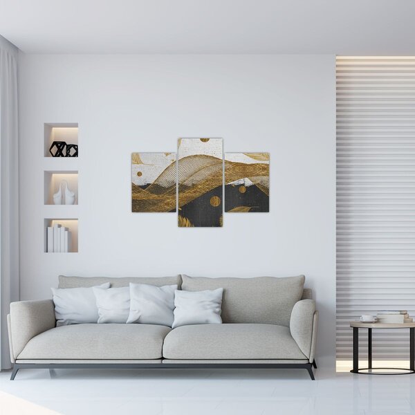 Slika - Zlatno perje (90x60 cm)