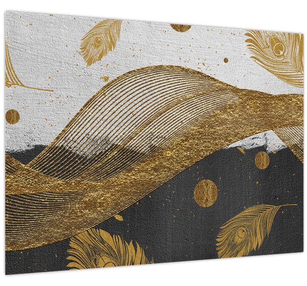 Slika - Zlatno perje (70x50 cm)