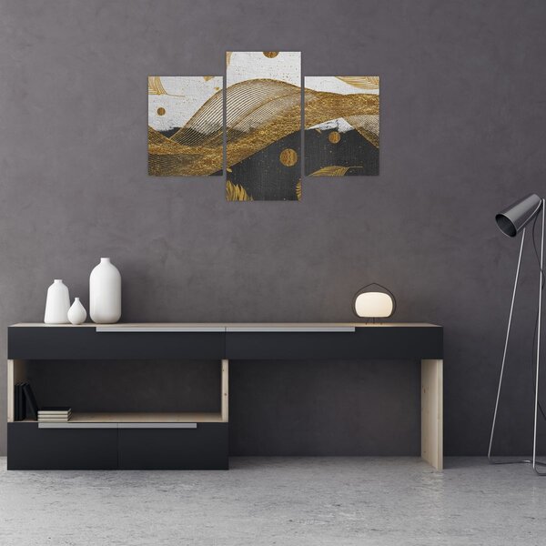 Slika - Zlatno perje (90x60 cm)