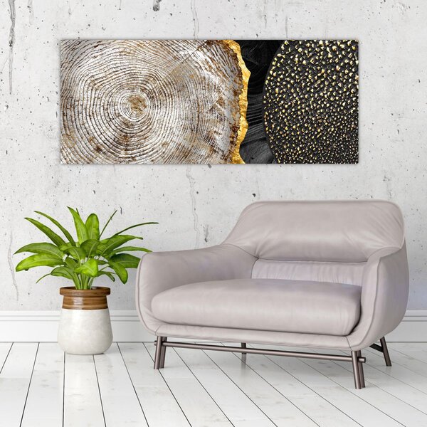 Slika - Deblo u kolažu 2 (120x50 cm)