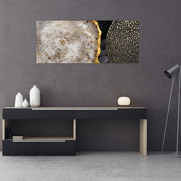 Slika - Deblo u kolažu 2 (120x50 cm)