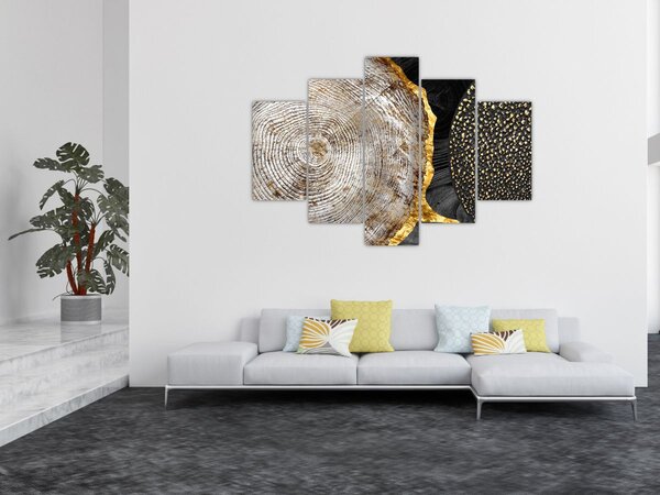 Slika - Deblo u kolažu 2 (150x105 cm)