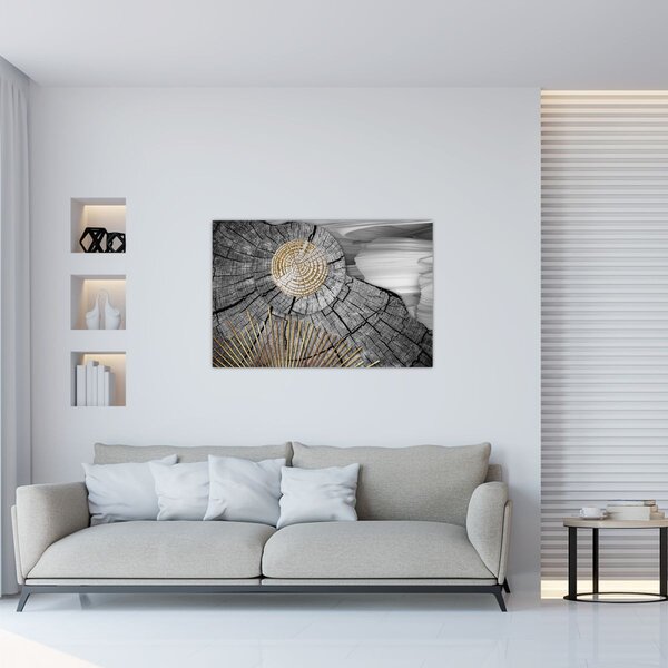Slika - Deblo u kolažu (90x60 cm)
